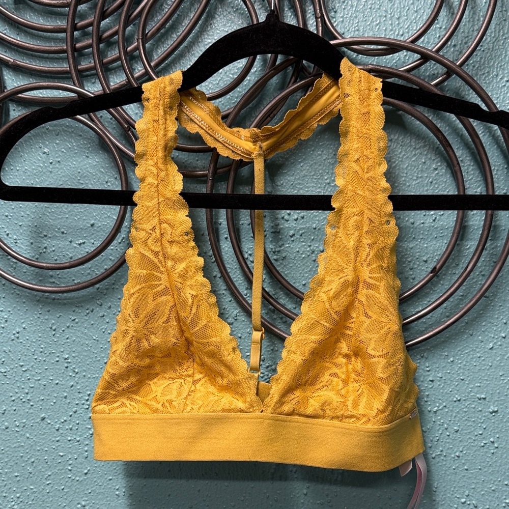 PINK Victoria's Secret Sunflower Lace Bralette